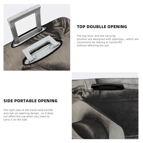 Hat And Lasso Elastic Travel Luggage Covers Dustproof Scratch-Resistant Suitcase Protector Fit 22-24 Inch3