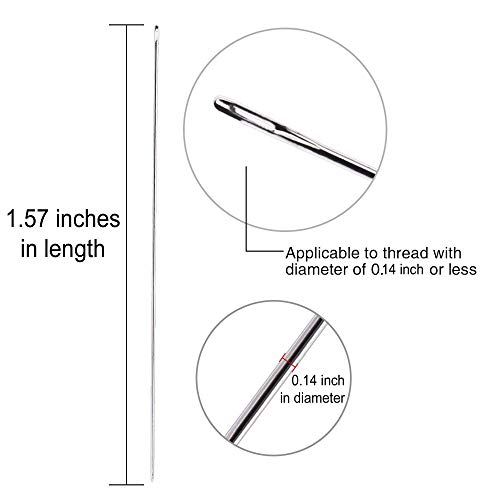 Beading Needles (Size 12) 25Pc With Needle Storage Tube #TOP2