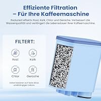 AquaStrata 4er-Pack Wasserfilter, kompatibel mit Philips Aqua Clean Filter CA6903/10/22/99, passend für Philips und Saeco Kaffeevollautomat Serien 1200/2200/3200/5400, BPA-frei, 150L, neues 2025 – Ansicht 3