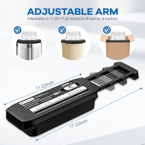 Paper Shredder for Home and Office Use, 7 Sheet Strip Cut Small Paper Shredder Without Basket for Home Office, Portable Shredder Extendable Arm Design with Overheat Protection,Jam  image 6