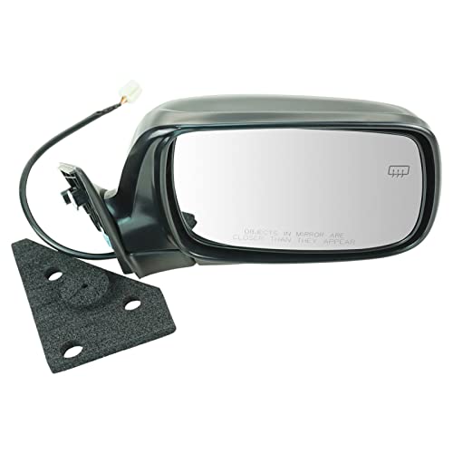 TRQ passenger side mirror assembly for Subaru Outback (2000-2004) electric heat