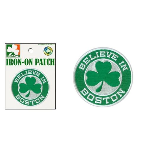 Sully's Brand Believe in Boston Embroidered Iron-on Patch