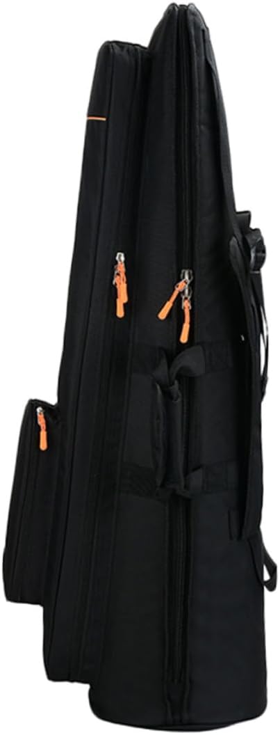 Beaupretty Trombone Bag Double Shoulder Oxford Cloth Musical Instrument Storage Carry Case with Large Capacity and Protective Padding