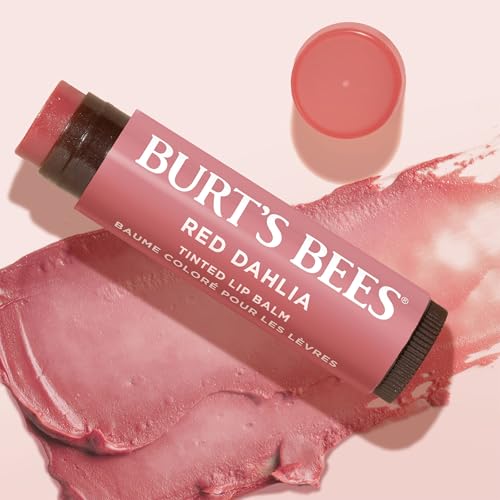 Burt's Bees Lip Tint Balm, Fiery Red Dahlia, 0.15 oz., 2 Tubes - image 6