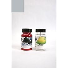 Two-Ounce Bottle for BMW 5 Automotive Touch-up Paint - New Polaris Metallic Clearcoat 060/900 - Color+Clearcoat Package