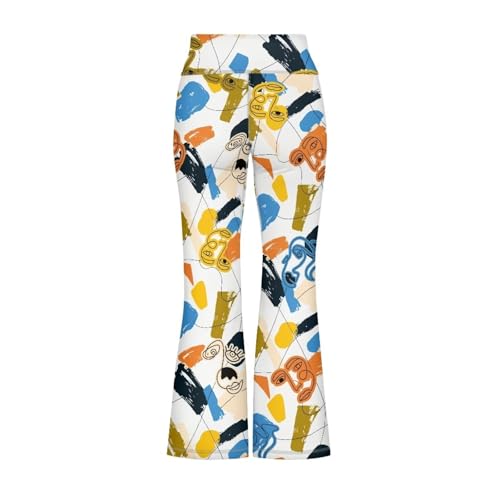 Hawapod Girls Flare Leggings High Waisted Butt Lift Bell Bottoms Tight Fit Tummy Control Bootcut Pants2