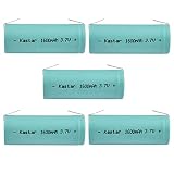 Kastar 5 Pcs Li-ion Battery Replacement for Philip Braun 720, 760, 790, 760CC, 790CC, 799CC, 5671, 5673, 5675, 9565, 9585, 9585CC, 9785, 9595CC, 9795, Phillips Shaver Smart Touch XL-HQ9170