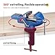 SWAWIS Schraubstock Klemmbar, Breite der Backe: 70 mm,360° Schraubstock Drehbar, Kann zur Befestigung von Teilen wie Ho lz und Metall, Blau