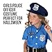 Morph Police Officer Costume For Girls, Cop Costume For Girls, Girl Police Officer Costumes Blue, Kids Halloween Costumes, 10-12 Years
