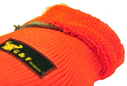 G & F 1528Xxl Gripmaster Cold Weather Outdoor Work Gloves, Winter Driving Gloves, Micro-Foam Latex Double Coated, Heavy Duty, Xxlarge, 1 Pair #TOP1