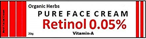 Night Moisturizing Cream, 0.05% Vitamin A, Retinol, Anti Aging, Anti Wrinkle and Acne, 20g Cover