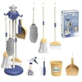 THYG ​Kids Cleaning Set for Toddlers 8 Pcs, Housekeeping Toy Cleaning Set Includes Broom, Mop,...