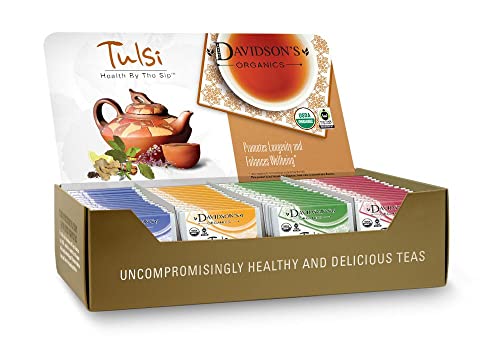 Davidson's Organics, Assorted Tulsi, 100-count Individually Wrapped Tea Bags