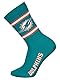 NFL Unisex Miami Dolphins 3pk Crew Socks, Teal-White-Oranje, 43-46 (3er Pack)