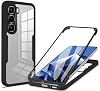 Funda Compatible con Infinix Hot 60 Pro 4G, con Protector de Pantalla Integrado Compatible con Infinix Hot 60 Pro 4G X6885, Negra 2