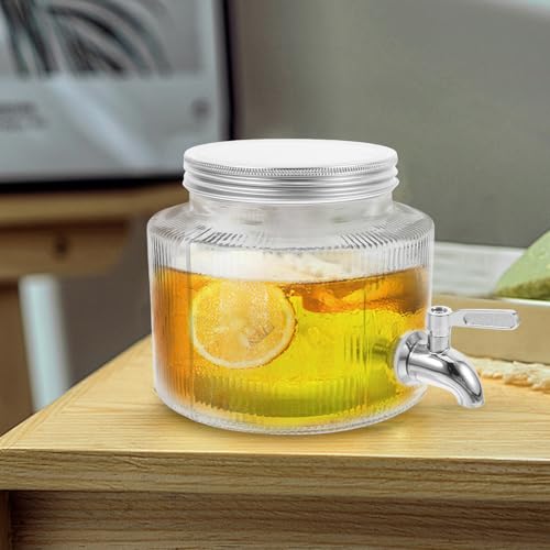 Dispensador de agua de vidrio de 2.8l Outanaya de acero inoxidable para cocina 6
