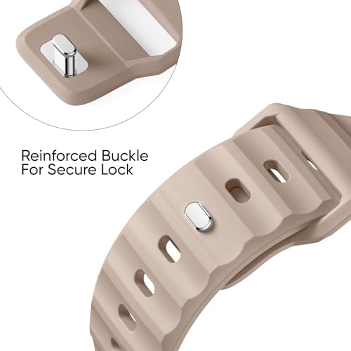 Image of Sport Bands 6-Pack Compatible with Apple Watch Ultra 3 /2 Band 49mm 46mm 45mm 44mm 42mm, Wide Soft Silicone Wristbands Waterproof Strap Men for iWatch Series 11 10 9 8 7 6 5 4 3 SE Ultra
