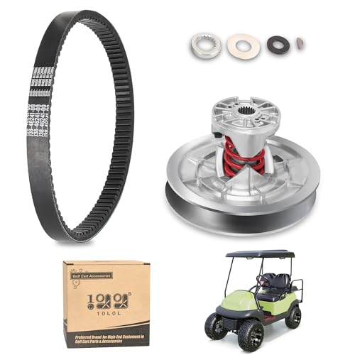 10L0L Golf Cart Torque Driven Clutch with Belt Kit for Yamaha G2 G8 G9 G11 G14 G16 G20 G21 G22 G28 (85-07) OEM# JN6-G6270-00 JN6-G6271-02 J55-G6270-01
