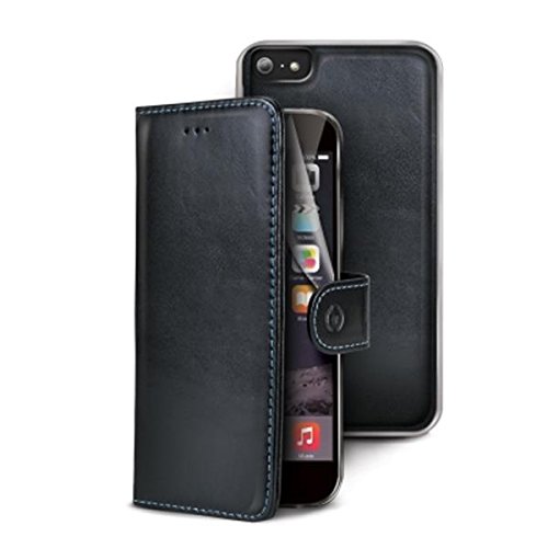 Celly Custodia Ambo in Vera Pelle con Cover