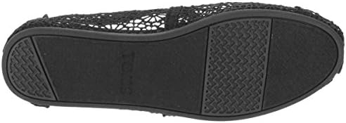 TOMS Women's, Alpargata Recycled Slip-On - Wide Width Solid Black 7 W | Image 4