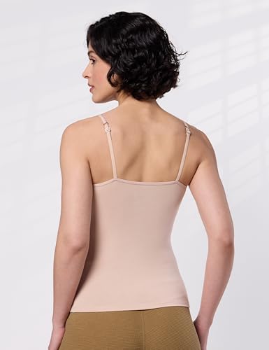 Image of Symbol Premium Women's Modal Elastane Stretch Camisole with Adjustable Straps | Anti Microbial Finish