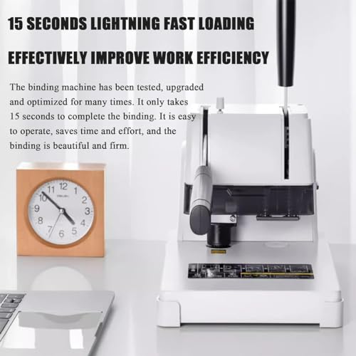 Machine à relier pour dossiers de 30 mm et chèques de bureau - 5
