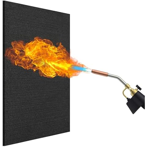 Welding Blanket Fireproof Mat, 9" X 12" Heat Resistant Fabric 1800°F High Temp Insulation Pad,Welding Pad for Plumbing,Flame Retardant Protective Mat Soldering Welding (9" x 12"x 0.14"-1 pack) Cover