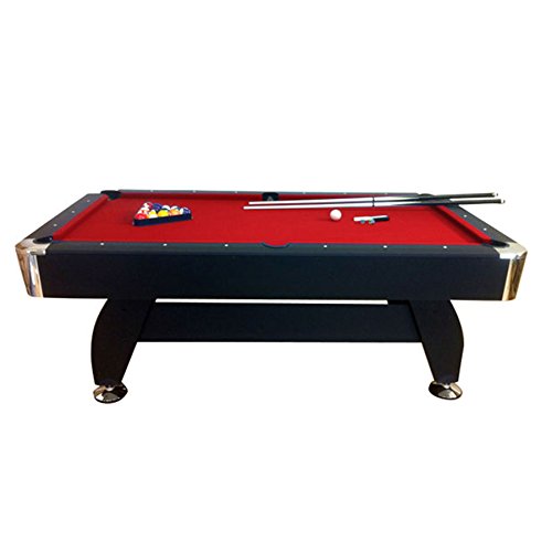 Billardtisch 7 ft Modell Red Devil Pool Billard Tisch rot mit Zubehör robust 145 kg – Bild 3