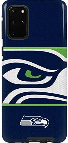 Skinit Pro Phone Case Compatible with Galaxy S20 Plus - Officially Licensed NFL Seattle Seahawks Blue Performance Series Design