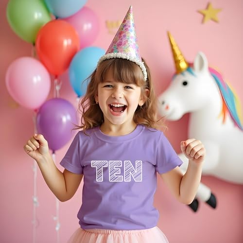 10th Birthday Shirt Girls 10 Years Old Ten Outfit Tenth Tshirt Gift Girl top 10 Birthday3