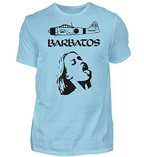 T-shirt Barbatos Rocking Metal Motherfucker bleu XXXL pour homme