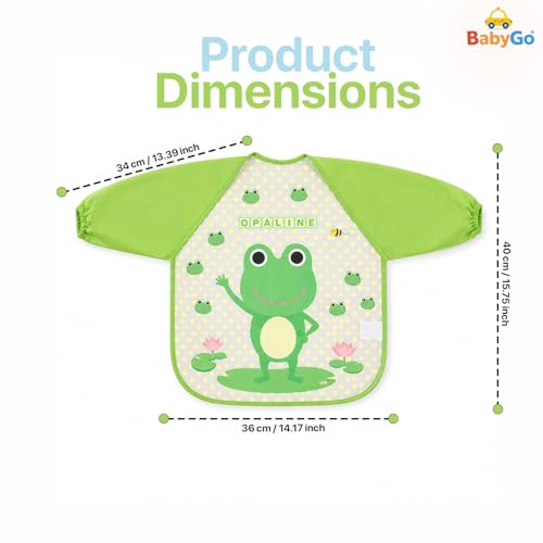 Image of BabyGo Cotton Baby Tie Button Bibs | Soft, Washable Feeding Bibs for Kids, Adjustable, Reusable, Gentle on Skin, Comfortable & Ideal for Mealtime, Perfect for Infants & Toddlers | Multicolor