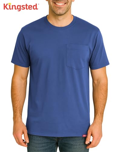 Image of Kingsted Pocket T-Shirts for Men - Super Soft & Comfy 100% Cotton Shirts