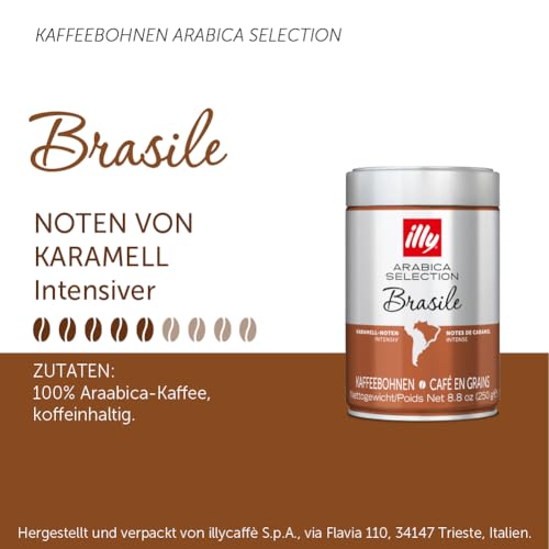 Espressobohnen Illy Kaffeebohnen zum Mahlen – Arabica Selection