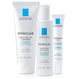 UPC 883140035282 product image for La Roche-Posay Effaclar Dermatological 3 Step Acne Treatment System, Salicylic A | upcitemdb.com