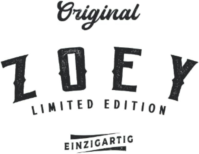 Zoey Limited Edition Notizbuch (liniert)