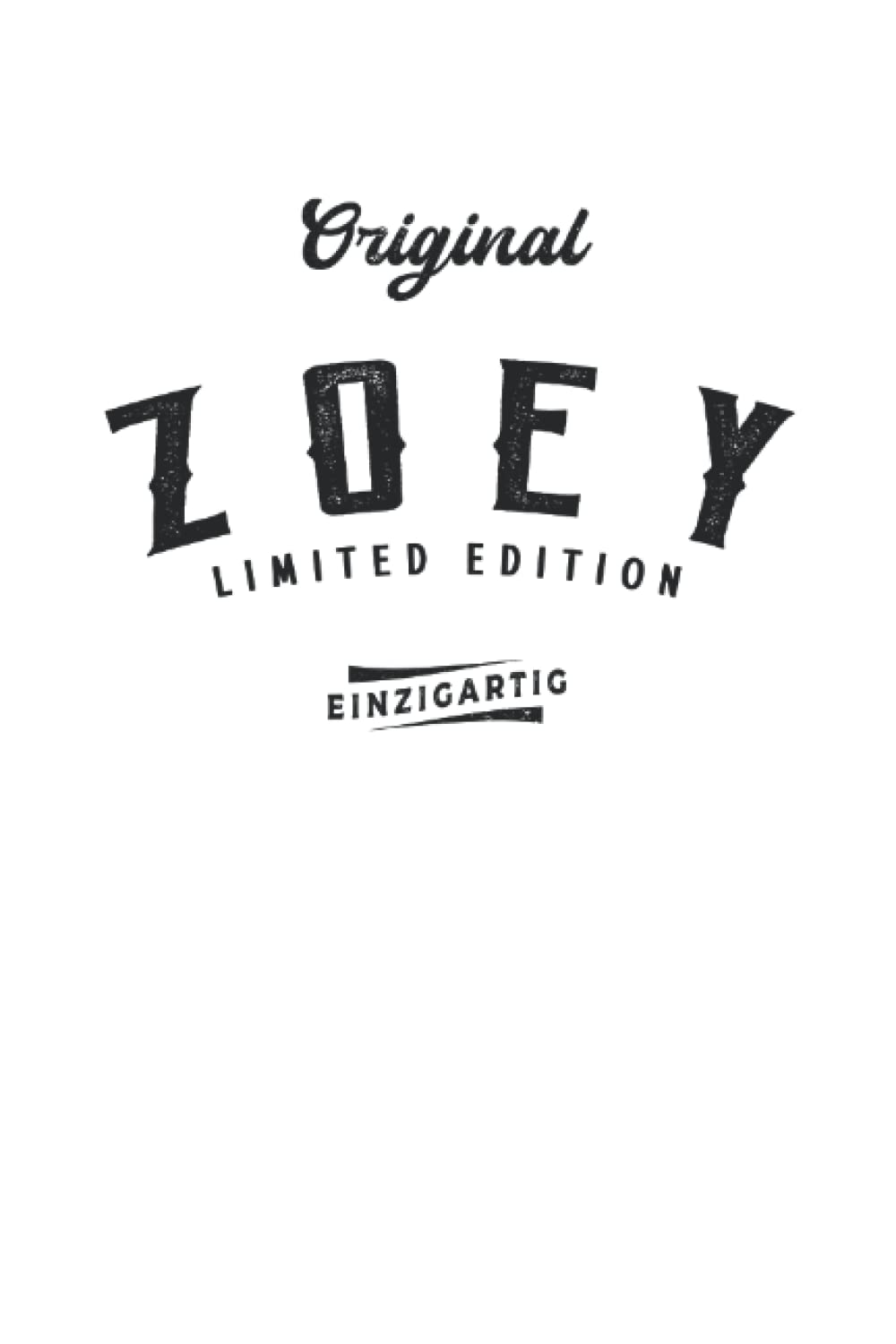 Zoey Limited Edition Notizbuch (liniert)