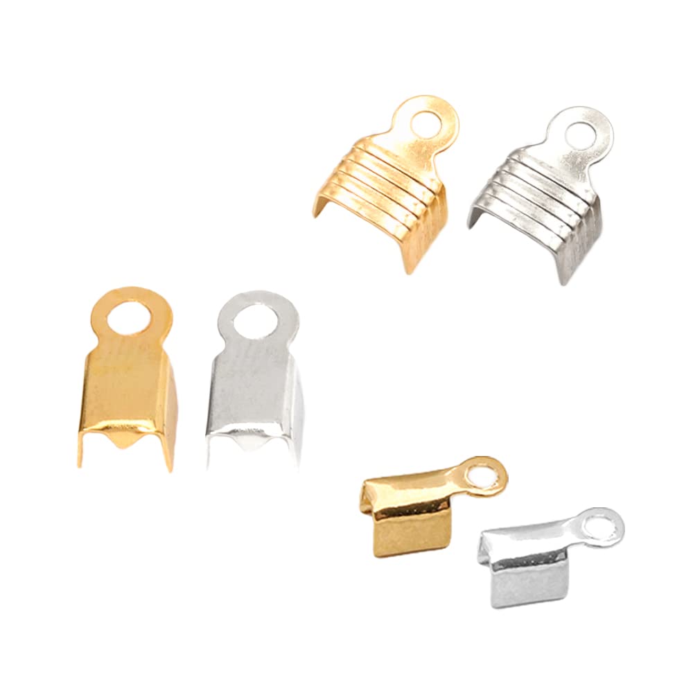 Kit 1000 Pièces Fermoirs Mousquetons & Accessoires Dorés/Argentés – Idéal Pour Créer Bijoux Et Bracelets DIY