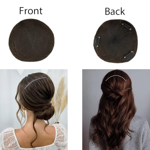 Grampos de cabelo para inserção de volume, clipe de volume invisível para cabelo fino e grosso, aces