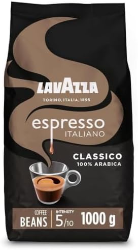 Lavazza, Classico Italian Espresso, Natural Bean Coffee, Ideal fo...