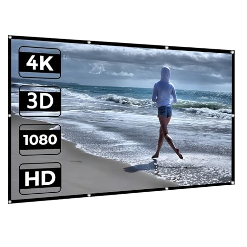 Pantalla de proyector portátil para exteriores 120 pulgadas