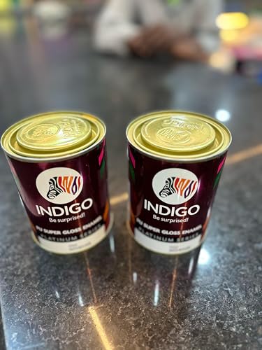 Image of Indigo PU Super Gloss Enamel Gold - 500ML (Pack of 2)