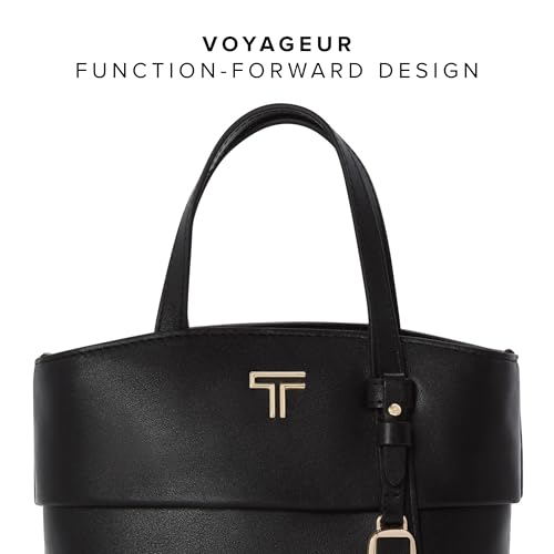 TUMI - Voyageur Mia Mini Tote - Versatile Day-to-Night Bag - With Adjustable Shoulder Straps - Black/Light Gold