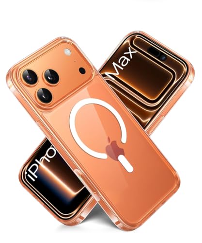 Image of WOW IMAGINE Ultra-Hybrid Back Case Cover for iPhone 17 Pro Max | Compatible with MagSafe | Drop and Camera Protection | Shock Proof Crystal Clear Mobile Back Case (PC+TPU, Transparent)