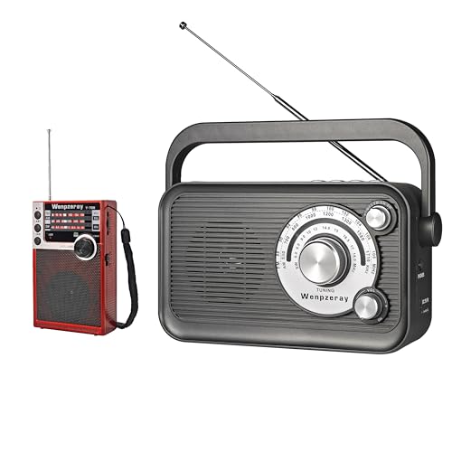 Radio portátil de bolsillo Y-706 y radio retro D-218 miniatura 1