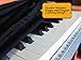 Piano Keyboard Dust Cover for 88 Keys - Piano Chord EBook Included - Made of Nylon/Spandex - Comes Complete with Built-In Bag, Elastic Cord and - Locking Clasp - Keep It Free From Dust and Dirt!