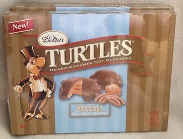 Demet's Turtles Sea Salt Caramel Brand Caramel Nut Clusters 6.4 Oz