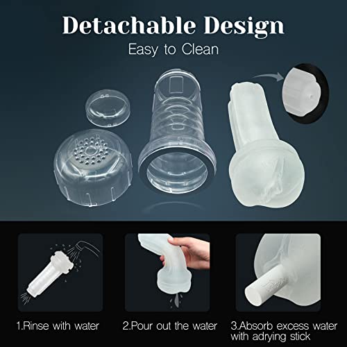 Tracy's Dog Male Masturbators, Adult Sex Toys Crystal Masturbator Cup Transparent Sleeve Pocket Pussy Stroker For Men Masturbation #TOP3