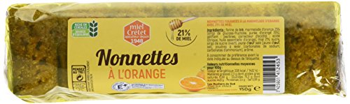 MIEL CRETET Nonnettes au Miel Fourrées à l'Orange 150 g Cover
