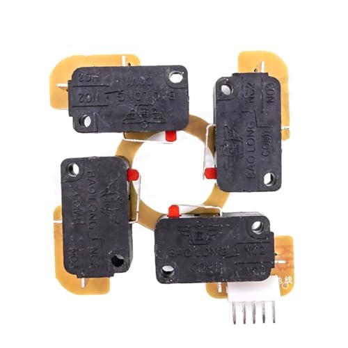 PCB Joystick Replacement Board Micro Switches Part TP-MA Assembly with Metal Plate for Sanwa Accessories